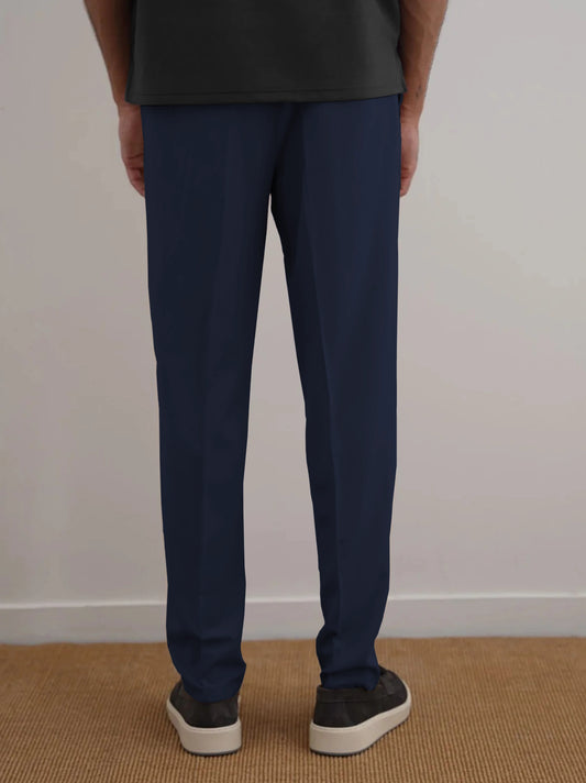 Men's Cotton Linen Tapered Trousers