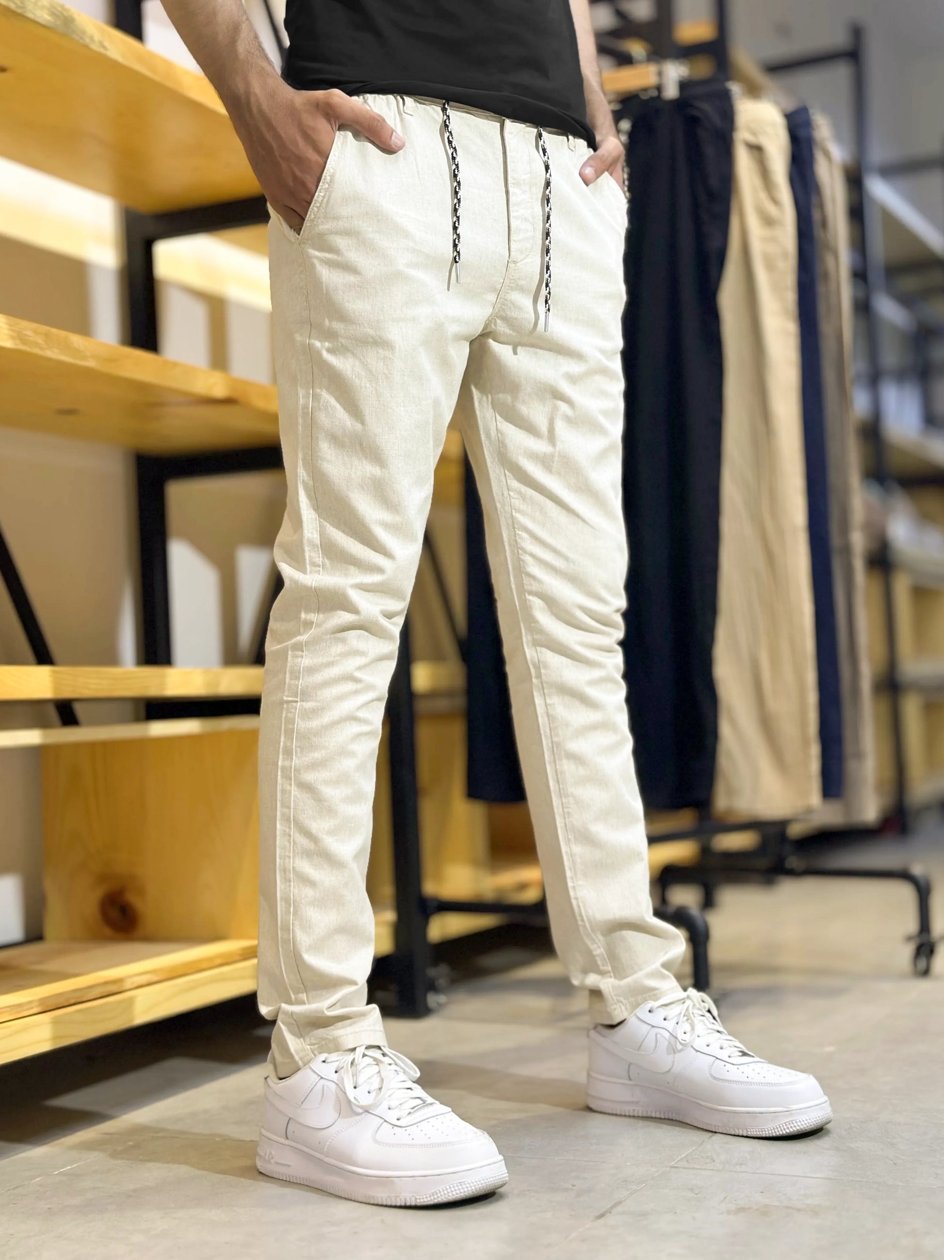 Men's Cotton Linen Trouser