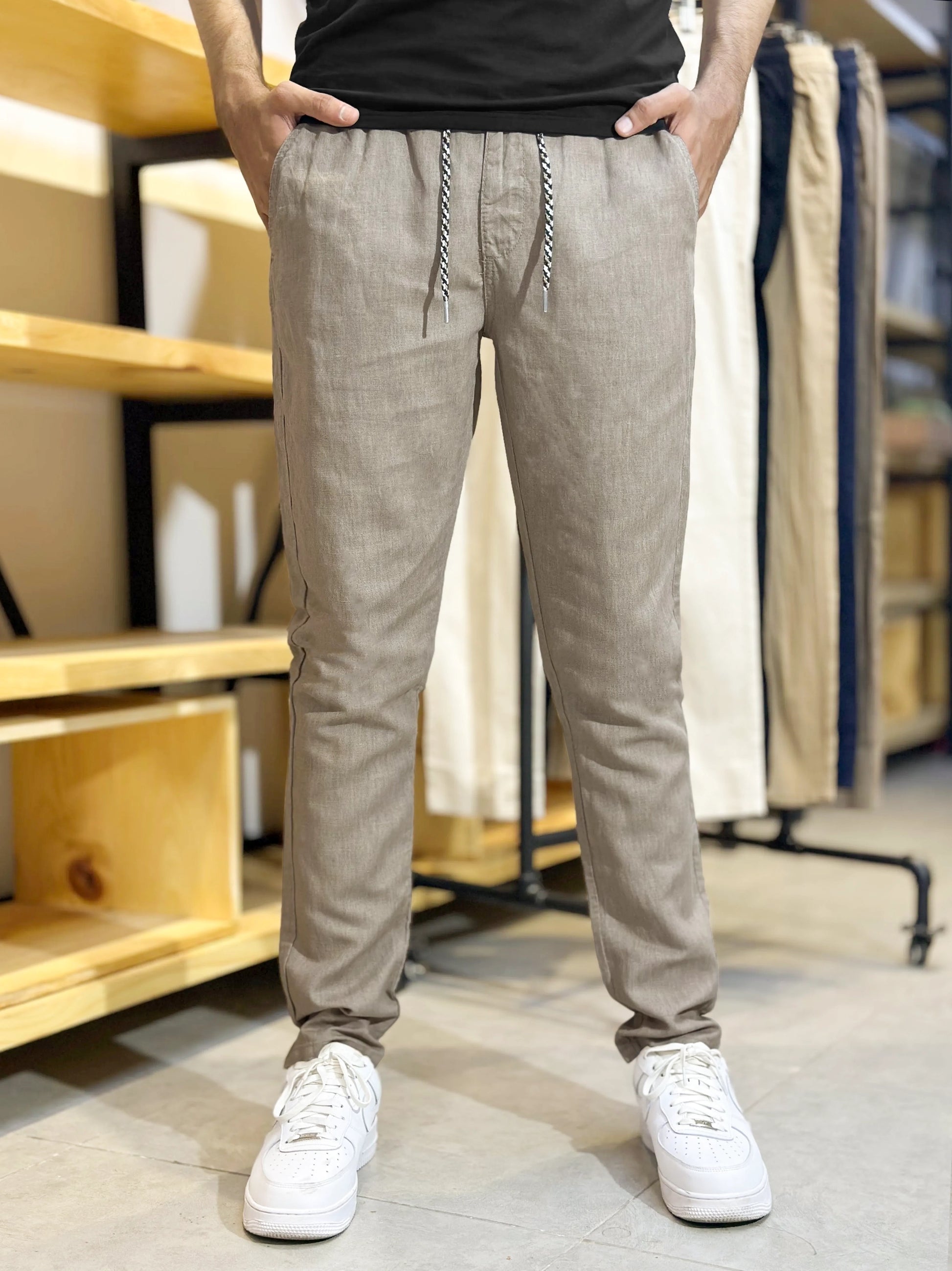 Men's Cotton Linen Trouser
