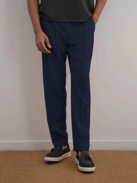 Men's Cotton Linen Tapered Trousers