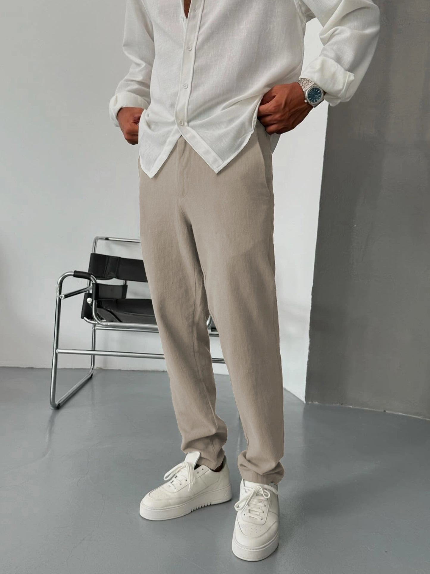 Men's Cotton Linen Trouser